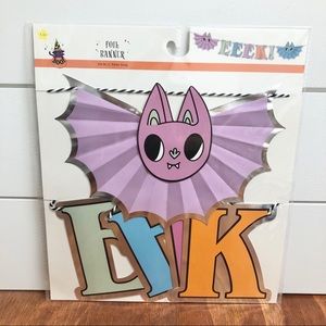 TARGET | Halloween Bat Eek Garland Banner